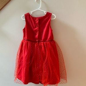 Girls 5t red dress, cat and jack, good condition